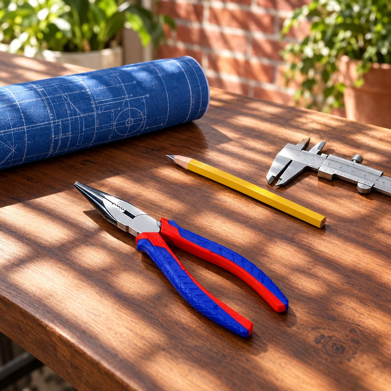 Sali wire cutter set in use for electrical repairs