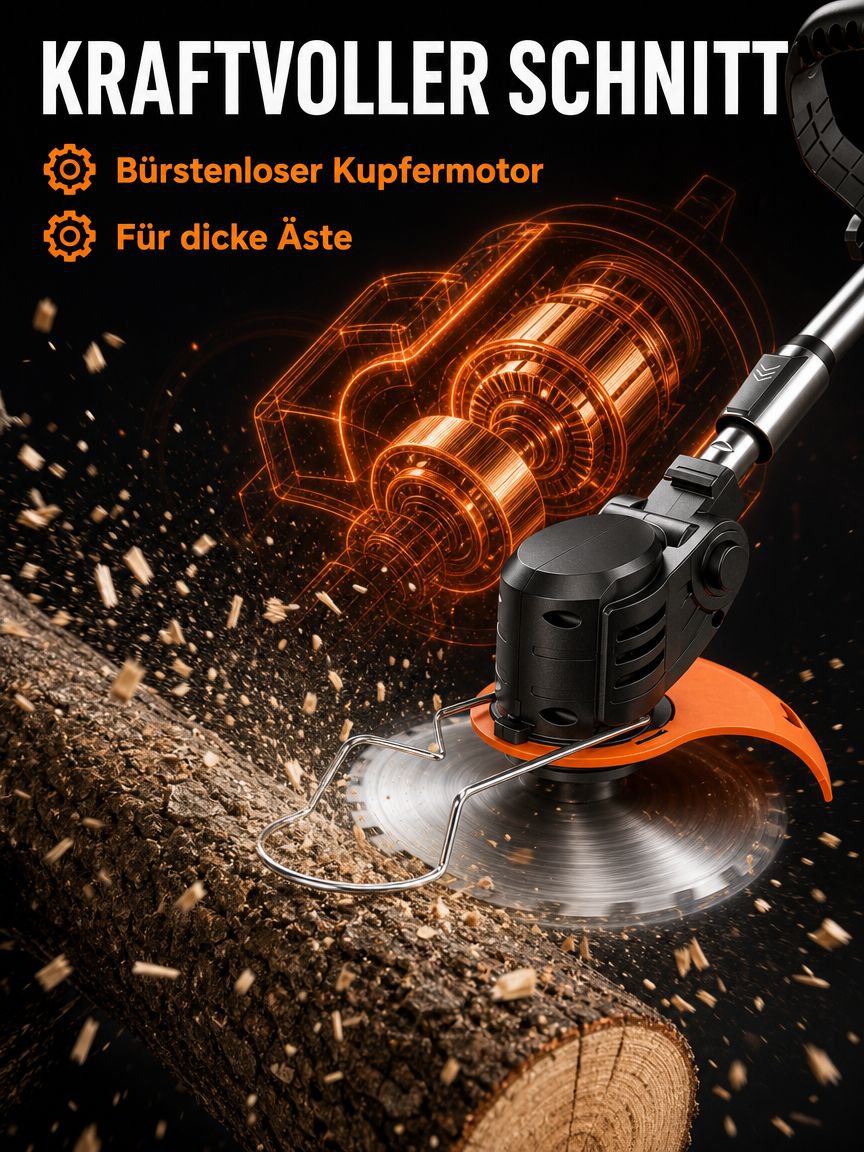 Bürstenloser Elektrorasenmäher für den Hausgebrauch