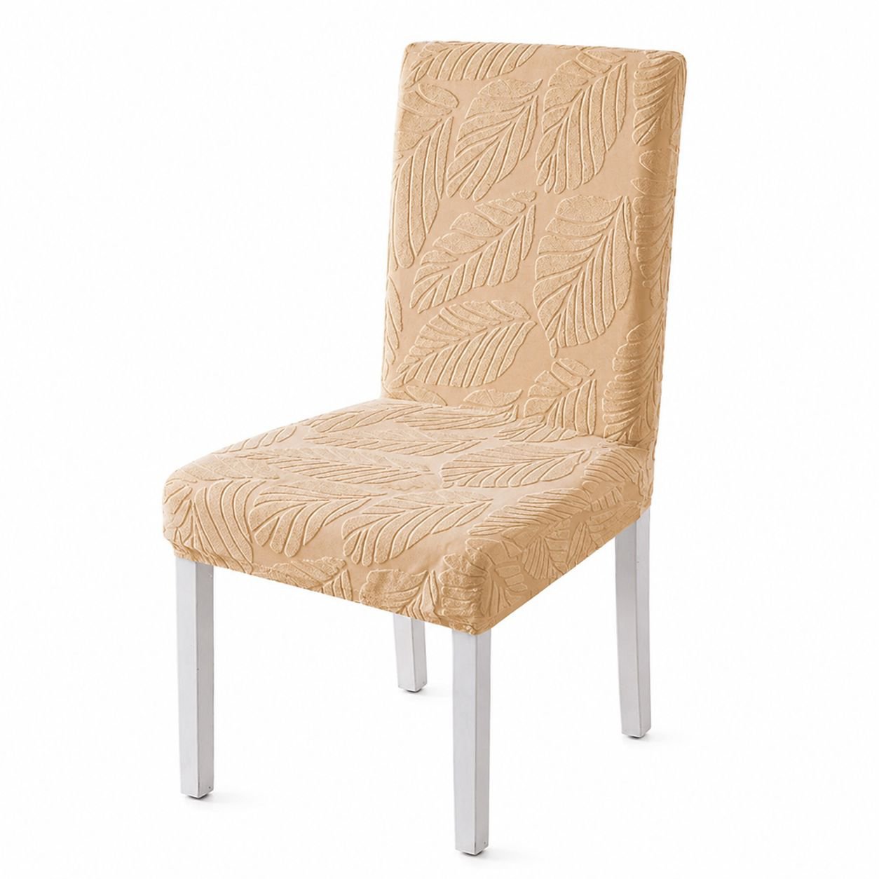 Funda de silla de comedor de alta elasticidad de jacquard