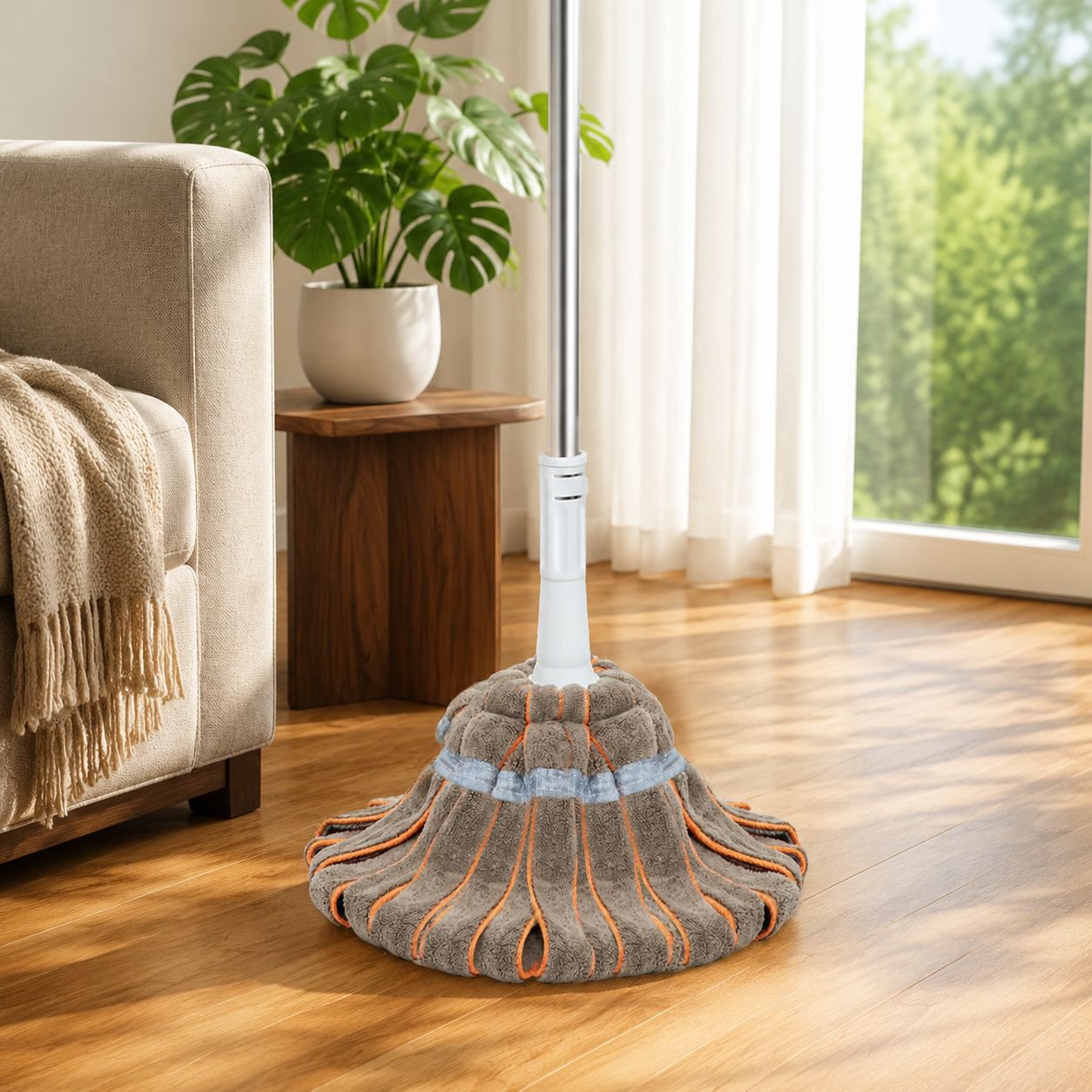 Hands-Free Water Absorbing Mop Cloth for Home