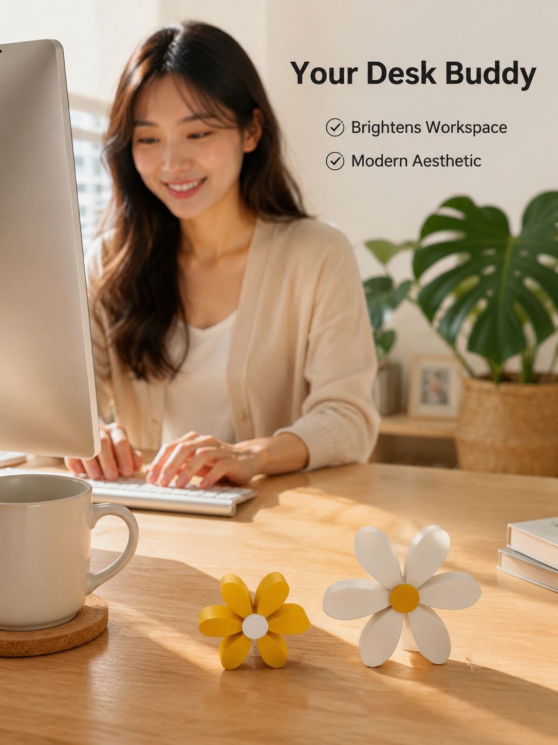 Cute Cartoon Daisy Desk Decoration