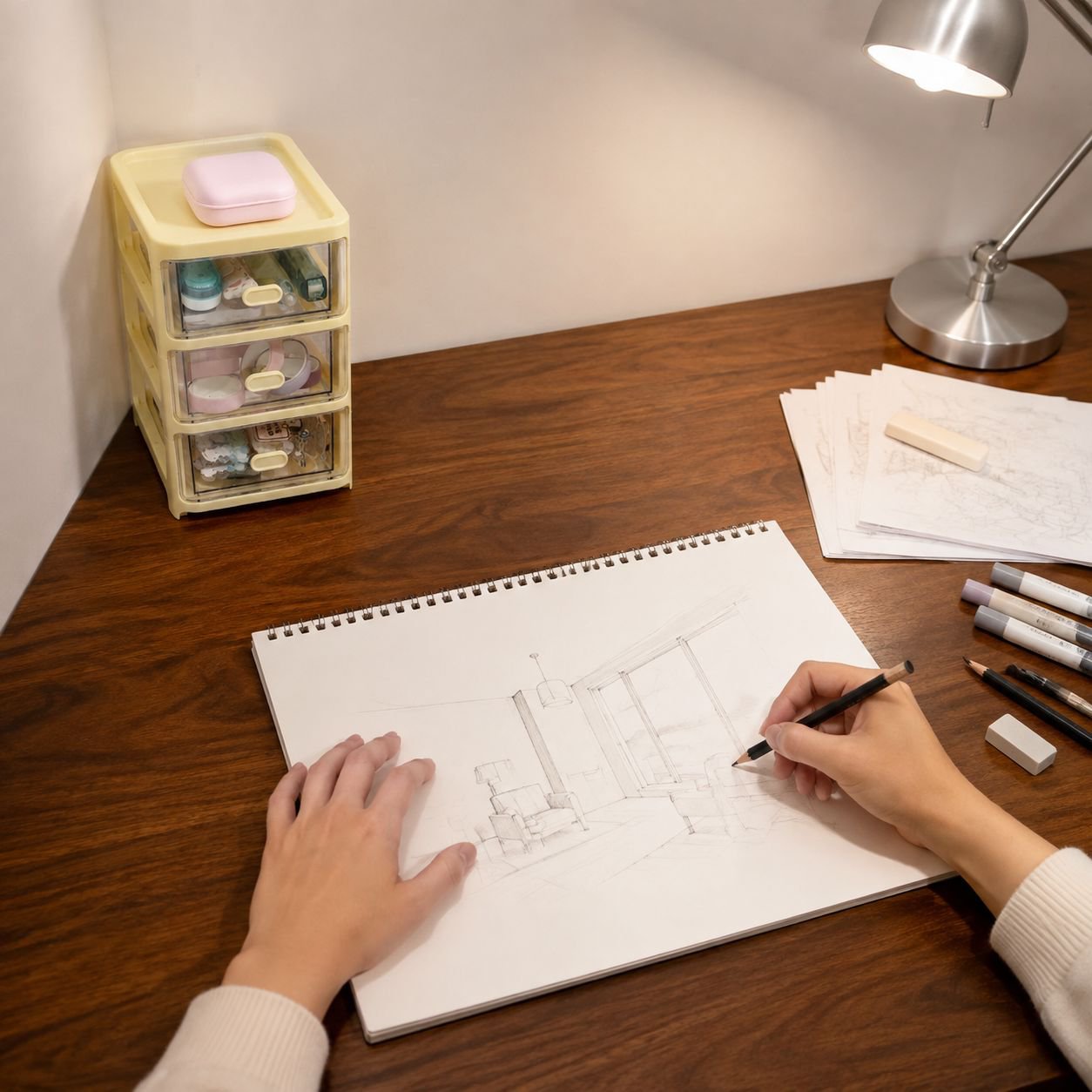 Durable and modern desk organizer for students and professionals