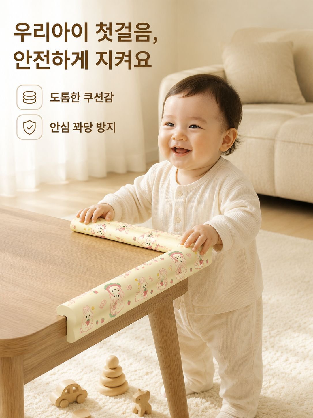 Home No-Stick Cloud Baby Thickened Edge Protector