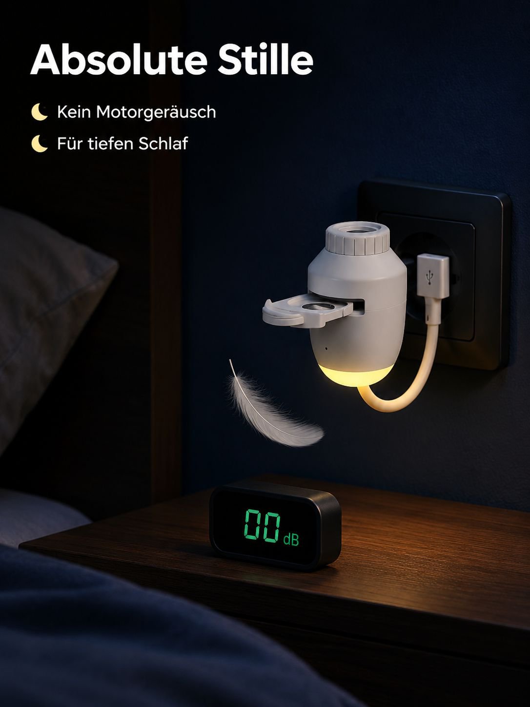 Leuchtende Sterneneffekte mit USB-Anschluss