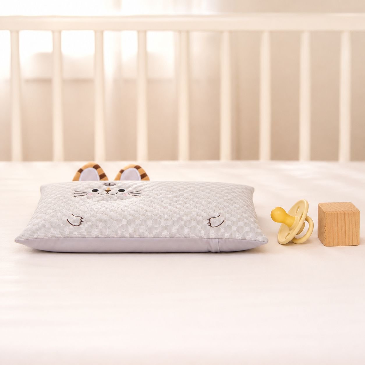 Baby Ice Cool Feeling Tiger Head Nap Pillow