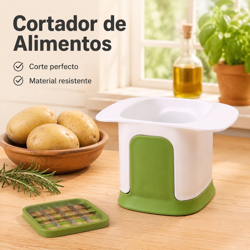 Cortador multifuncional de verduras en cubos