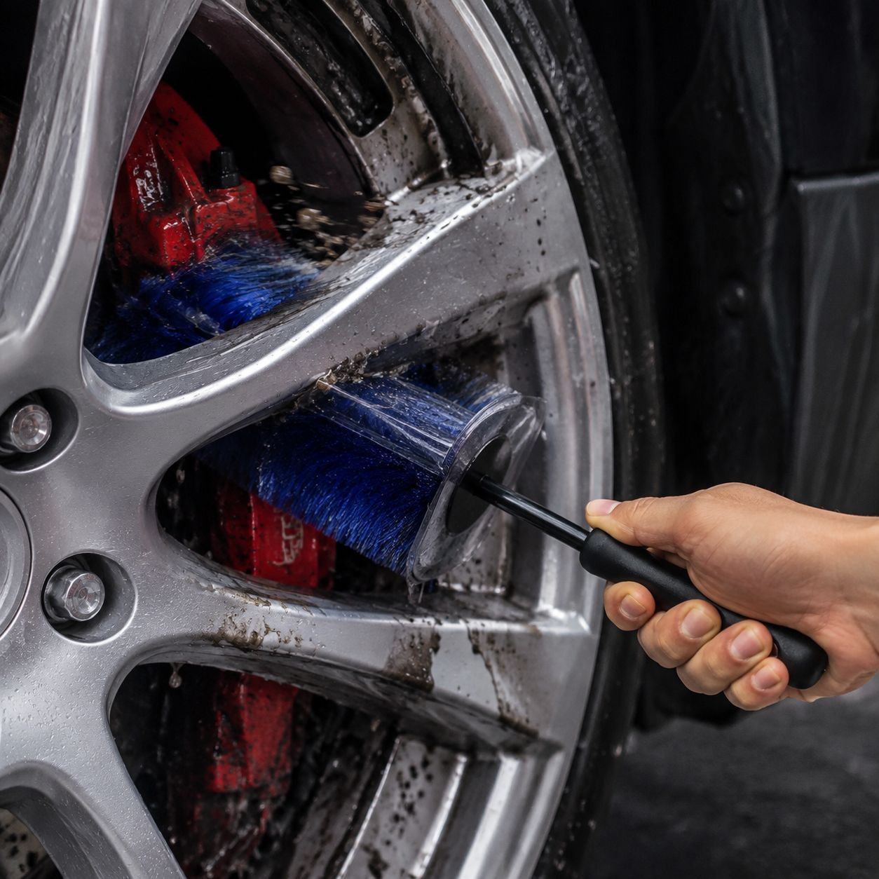 Premium Car Detailing Brush for Hard-to-Reach Areas