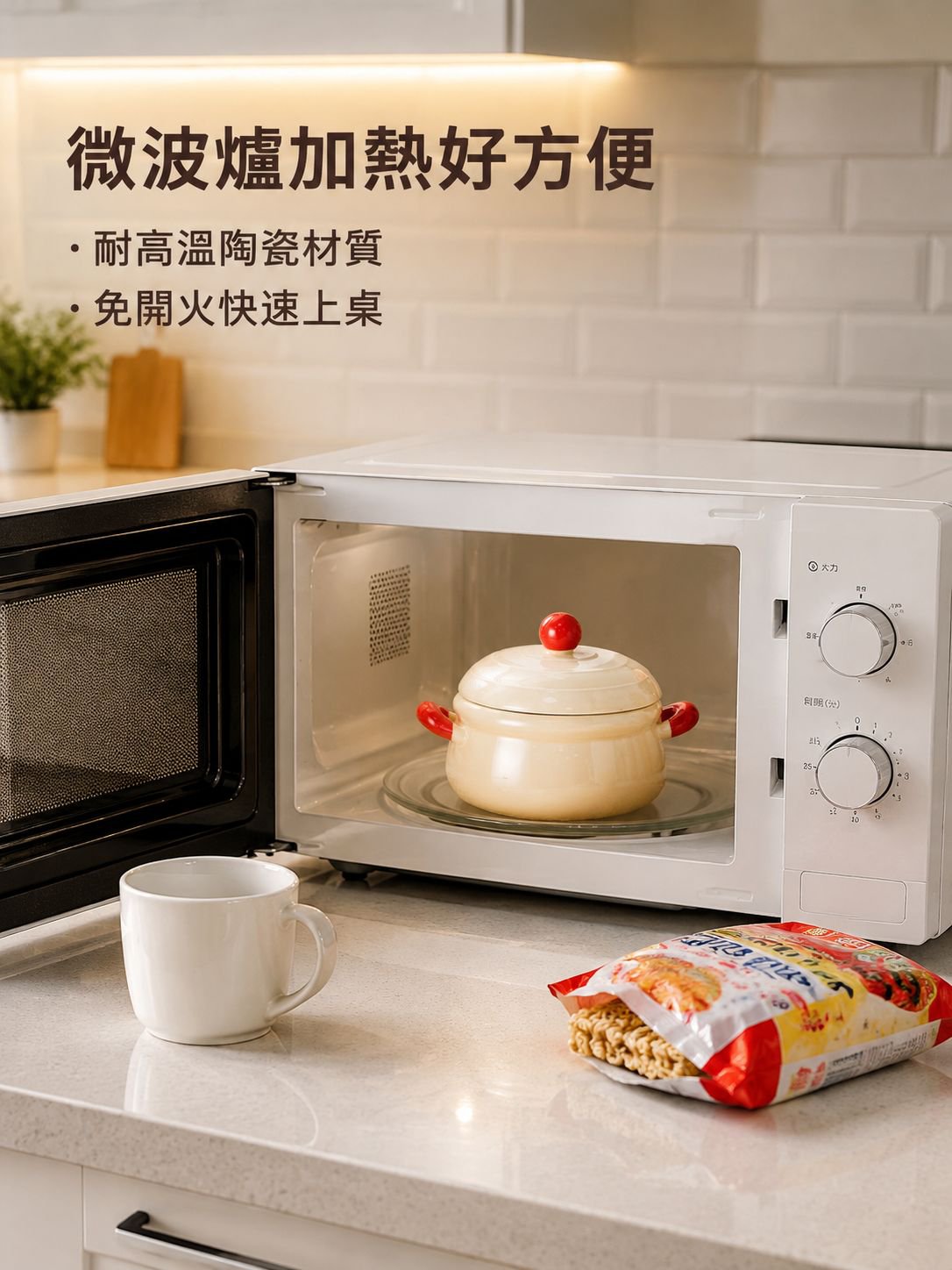 陶瓷泡麵碗帶蓋創意拉麵碗