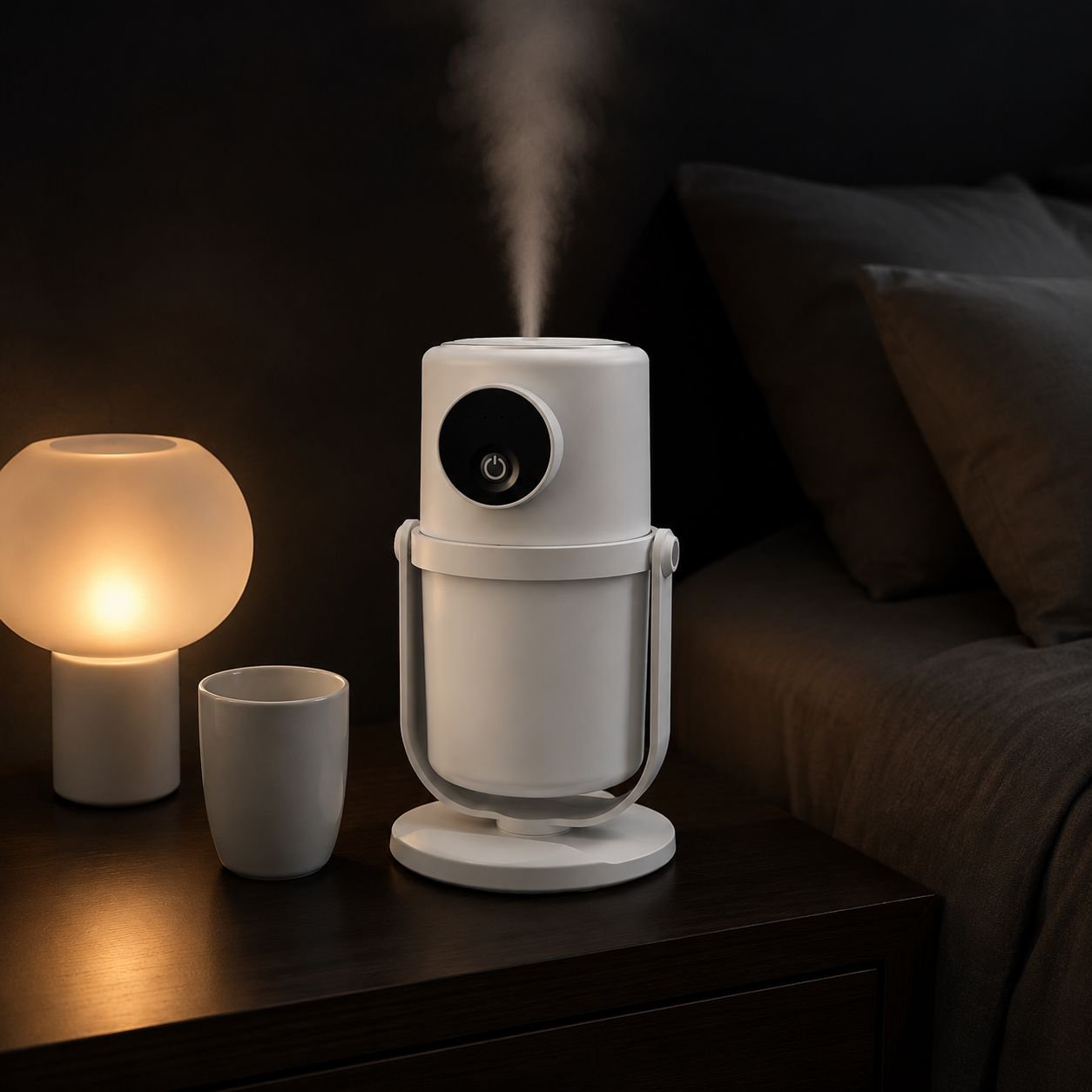 Quiet Nano Mist Humidifier for Bedroom