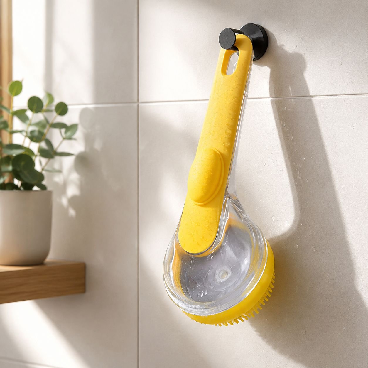 Durable and easy to clean pet bath brush