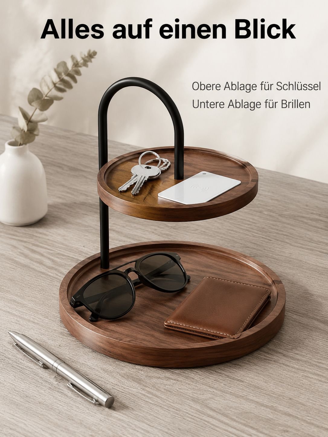 Büroregal aus hochwertigem Holz