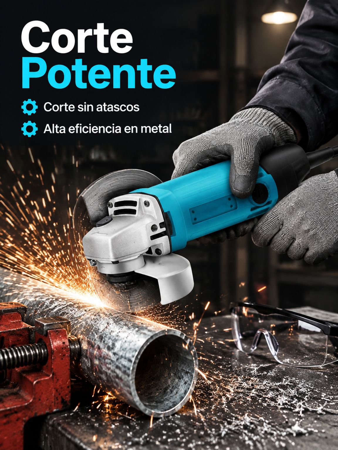 Amoladora angular doméstica multifuncional
