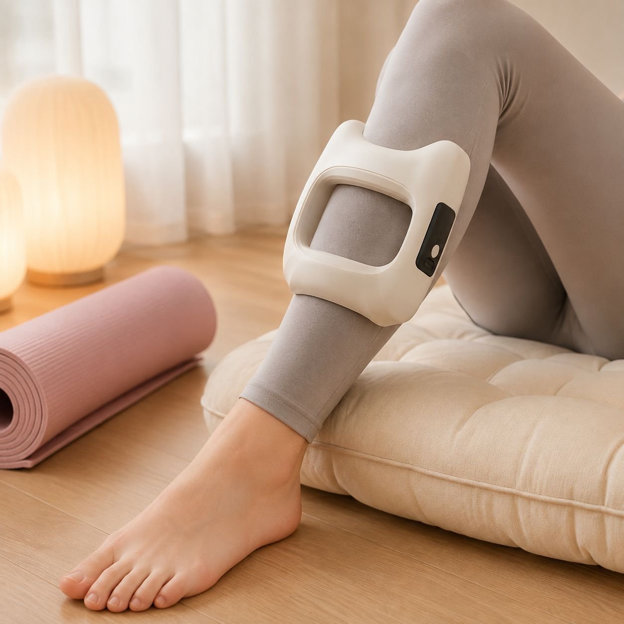 Portable fat burning massager for body sculpting