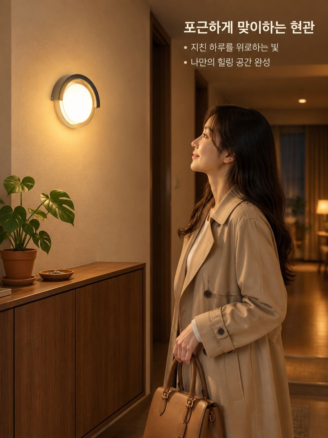 현대 실내 벽조명