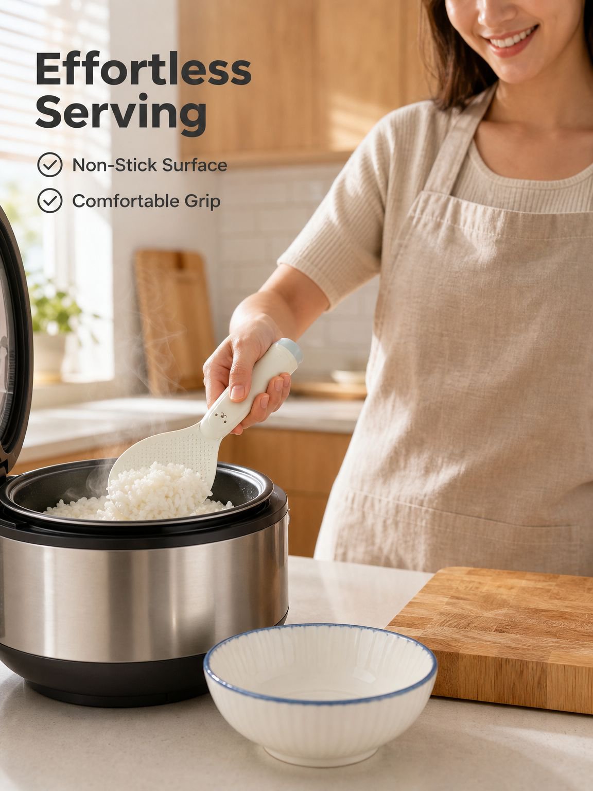 Non-stick Suction Base Baby Spoon
