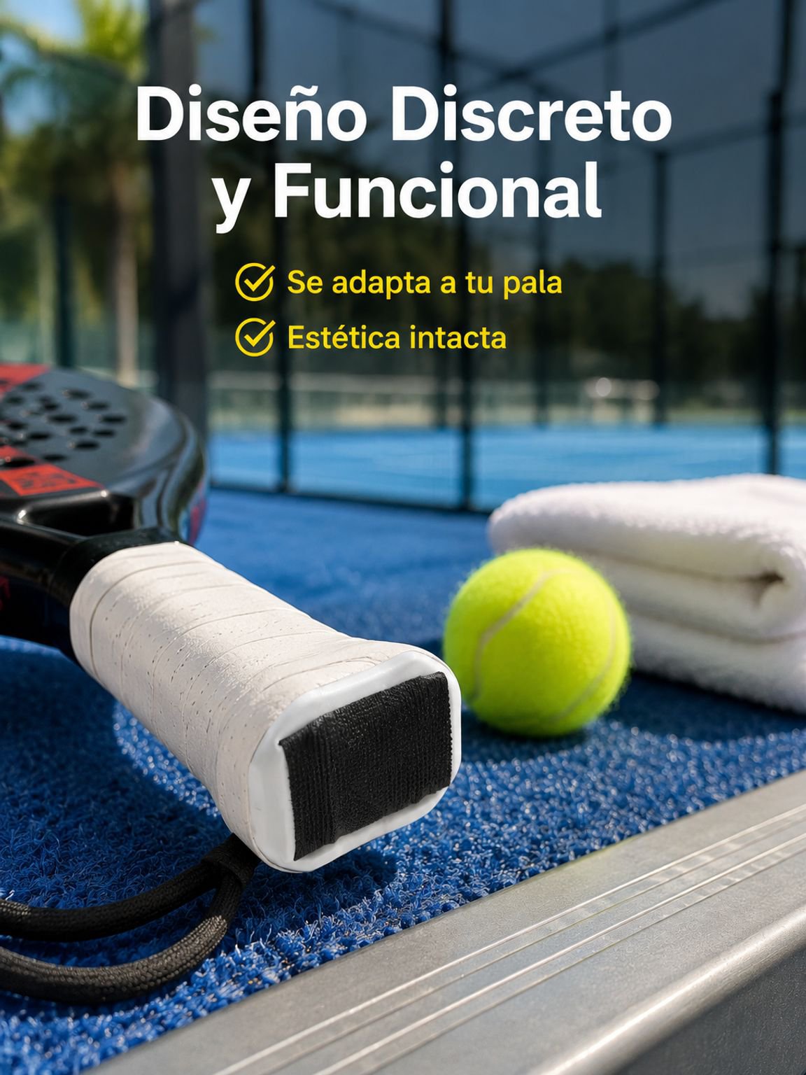 Recogepelotas adhesivo sin necesidad de agacharse