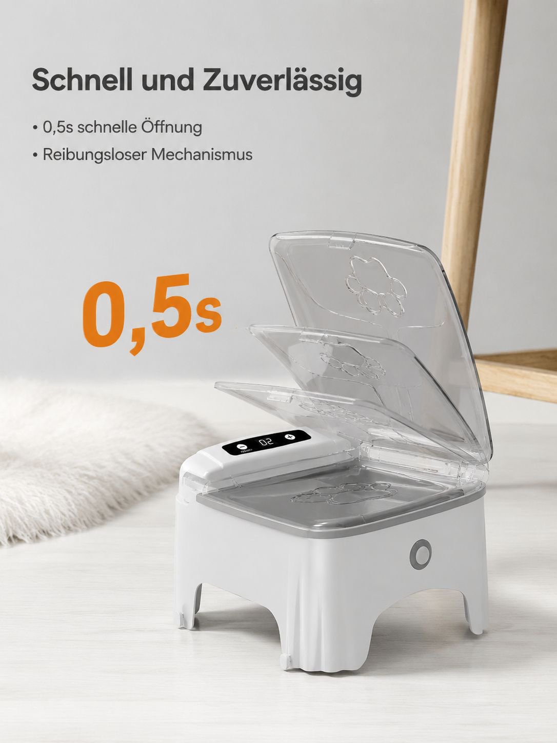 Intelligenter Futterautomat für Katzen