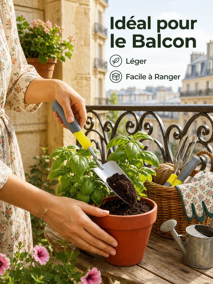 Nouveau lot de 3 outils de jardinage multifonction pour l'exportation