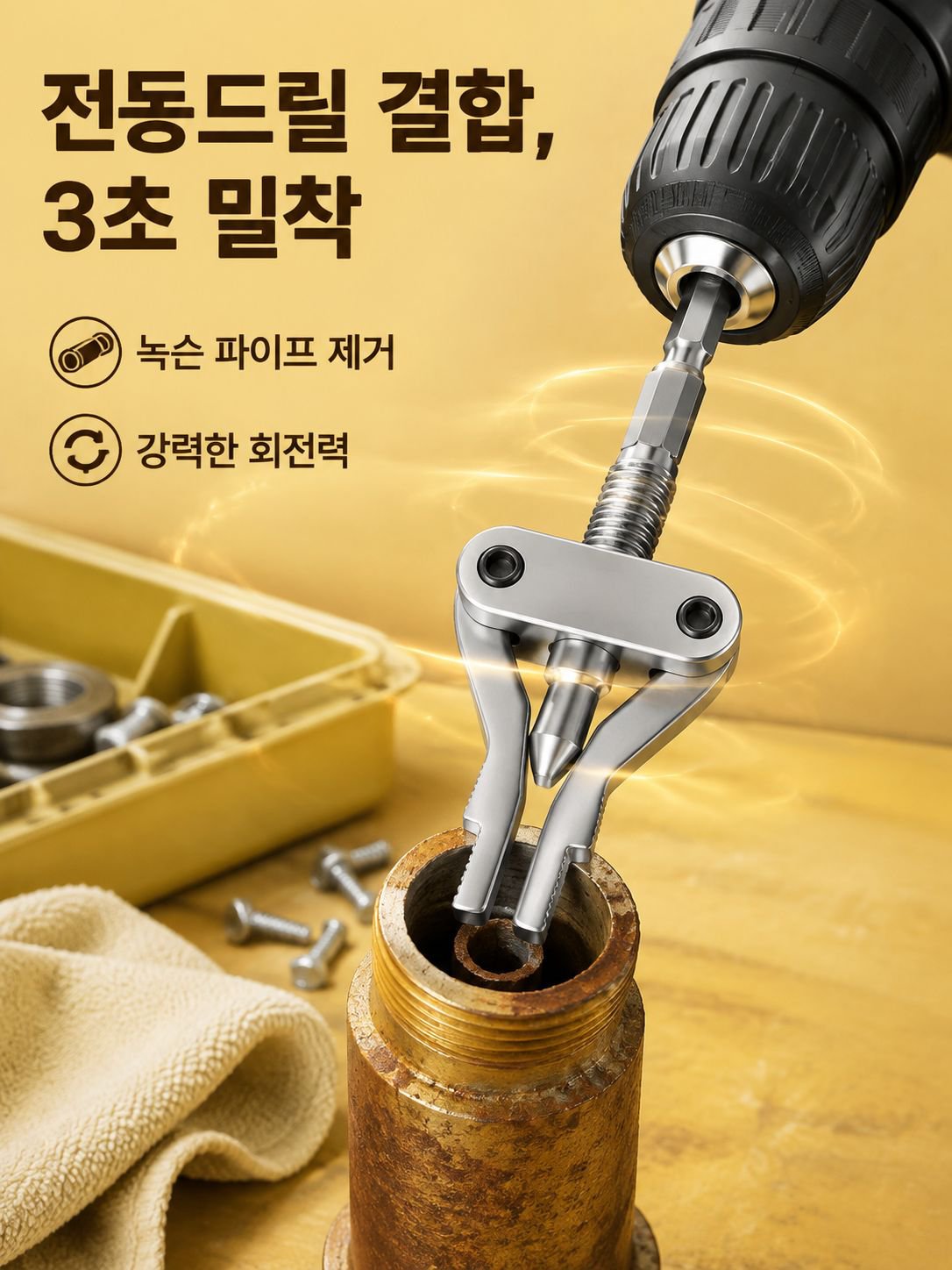 다기능 전동 드릴 나사 제거기