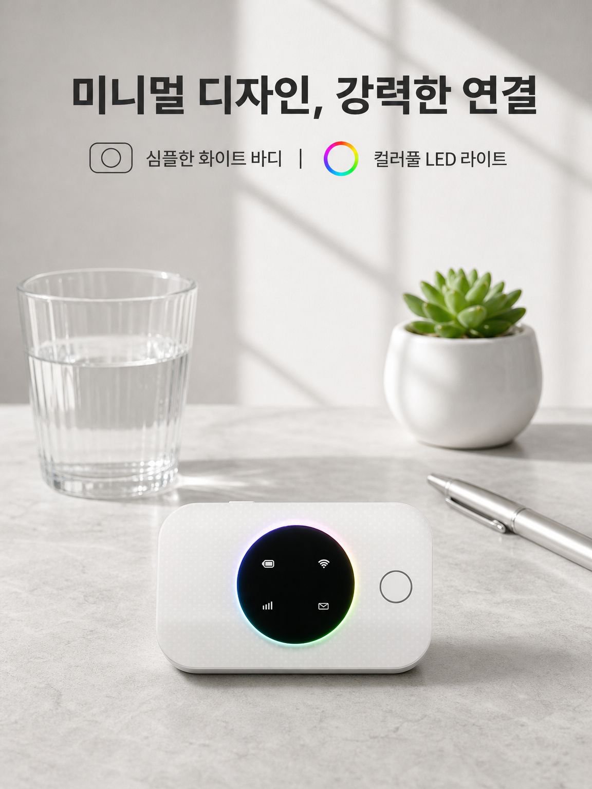 휴대용 카드형 휴대용 공유기 무선 이동 휴대용 와이파이 랜턴 배터리 휴대용 와이파이
