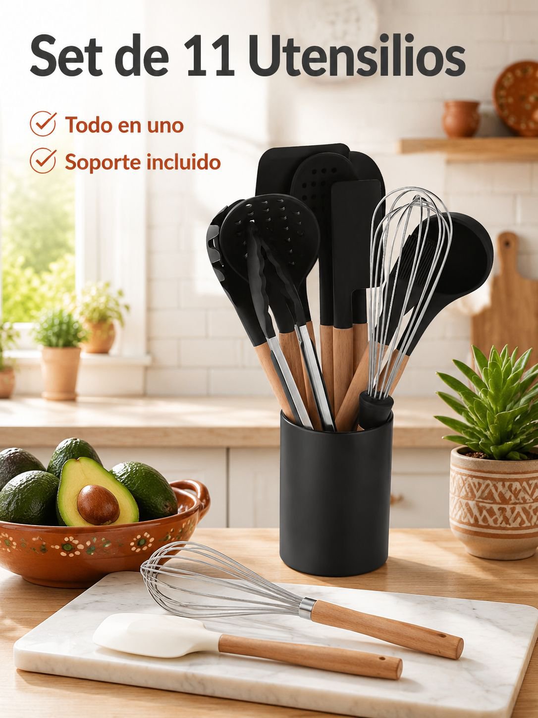 Juego de utensilios de cocina multifuncionales