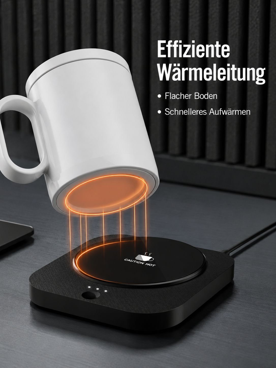 Eleganter intelligenter Untersetzer für das Esszimmer
