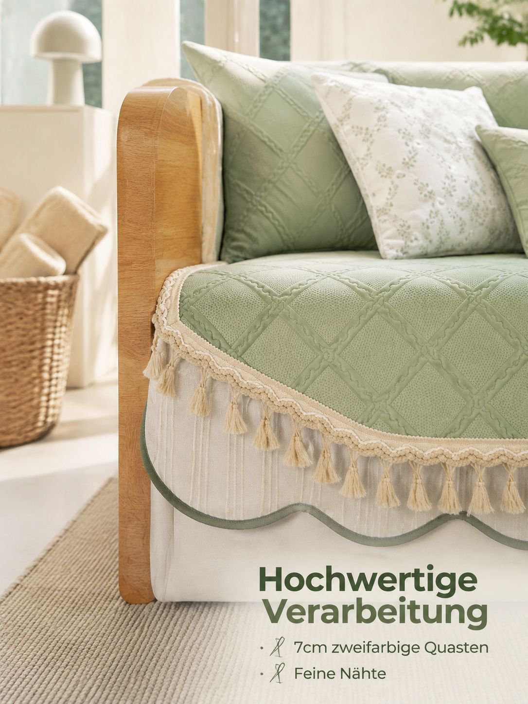 Hochwertiger rutschfester Sofabezug Überwurf