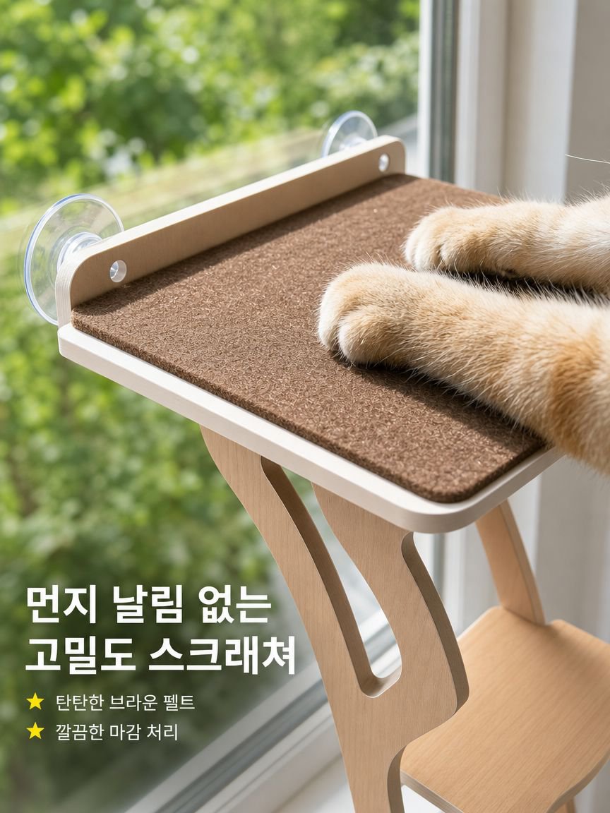 유리 흡착식 캣타워