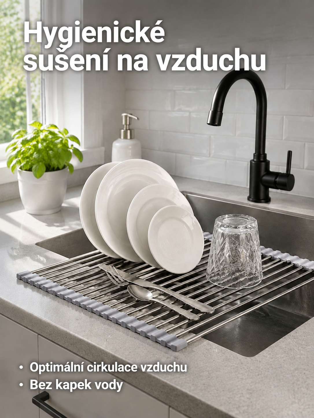 Multifunkční odkapávací koš na ovoce a zeleninu