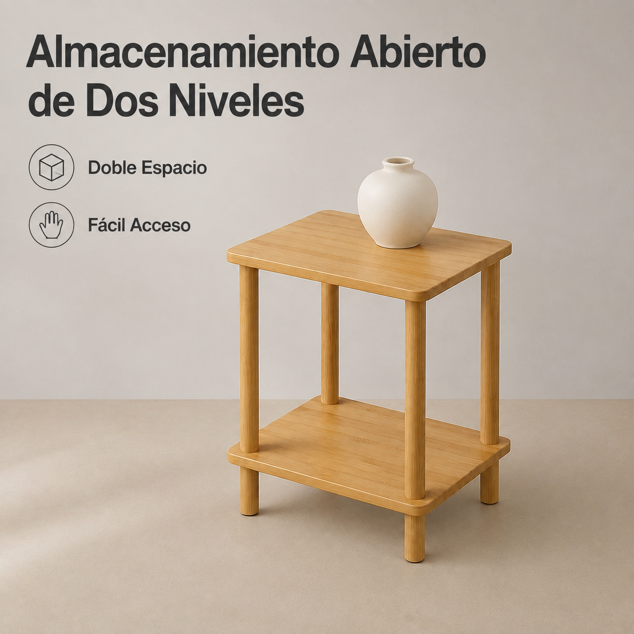 Mesa pequeña/mesa auxiliar móvil/mesa de noche