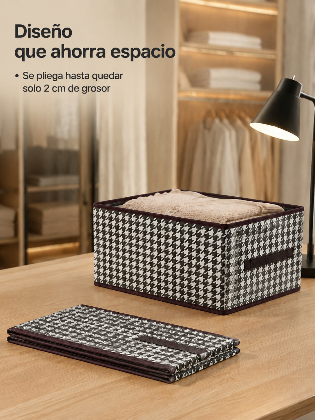 Caja de almacenamiento grande portátil tipo cajón