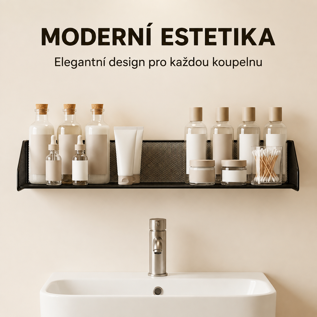 Odkapávací stojan na baterii dřezu a toaletní potřeby