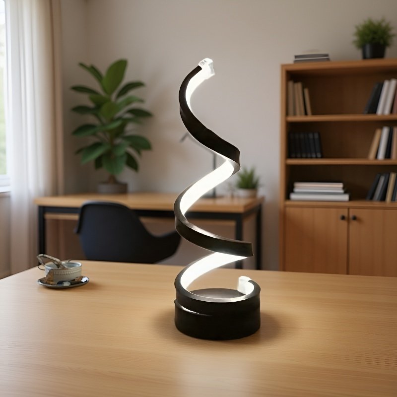 Nastavitelná LED stolní lampa, moderní stolní lampa s USB napájením