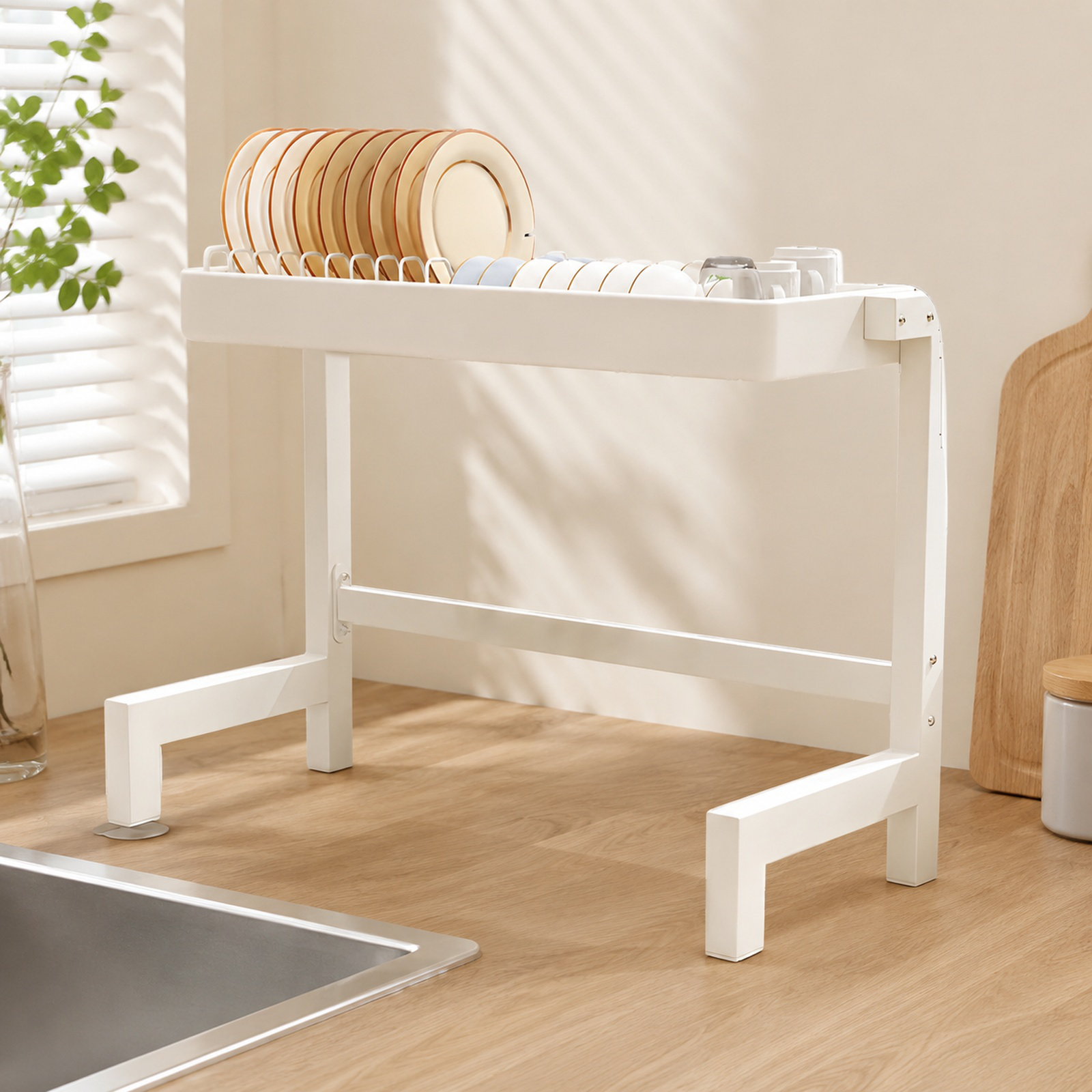 Modernes Design Küchenspüle Aufbewahrungsregal