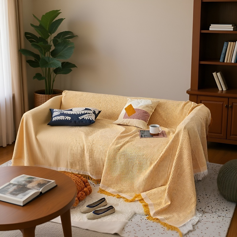 ソファカバーカバーフルカバー綿糸ユニバーサルソファブランケットカバータオル フルカバーソファ