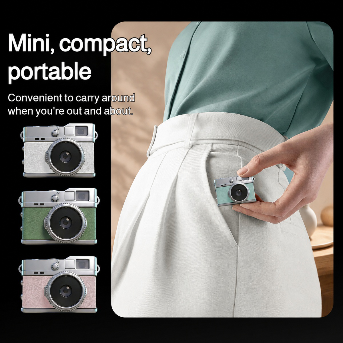 Portable HD Retro Digital Camera