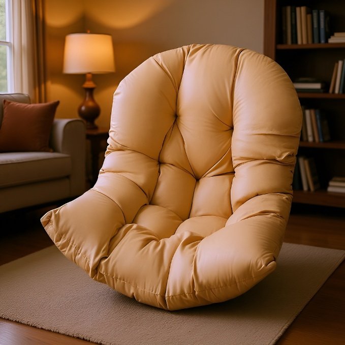 Cojín grueso para silla colgante de interior y exterior, asiento especial para columpio y mecedora