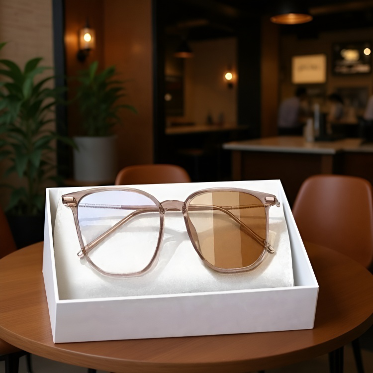 中高年向け疲労軽減リーディンググラス正面画像