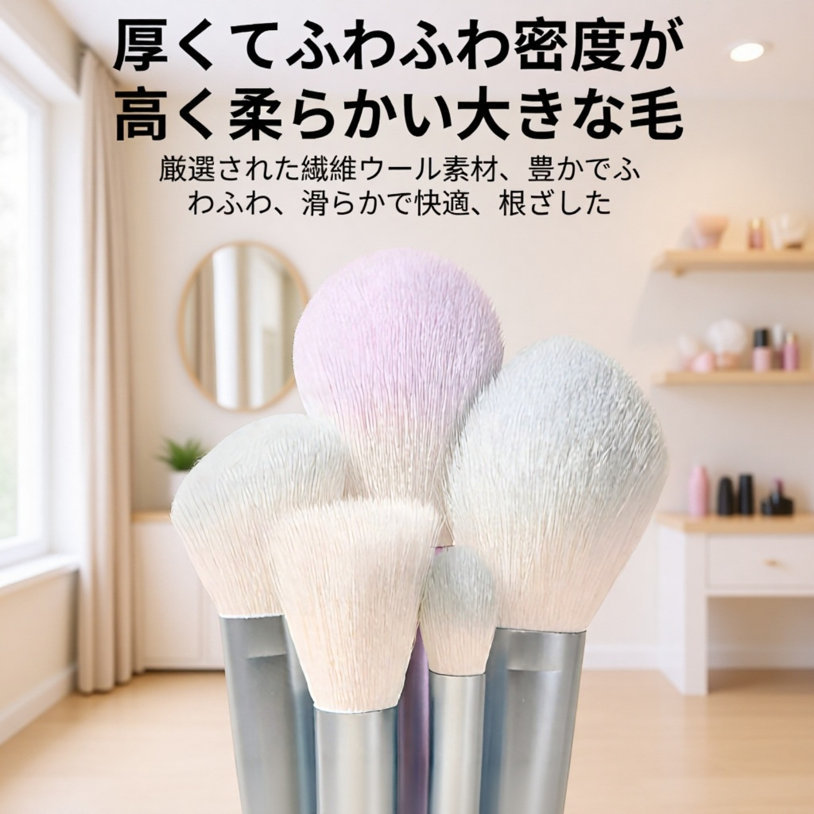 12本メイクブラシセット ソフト毛アイシャドウブラシ＆チークブラシ化粧ツール