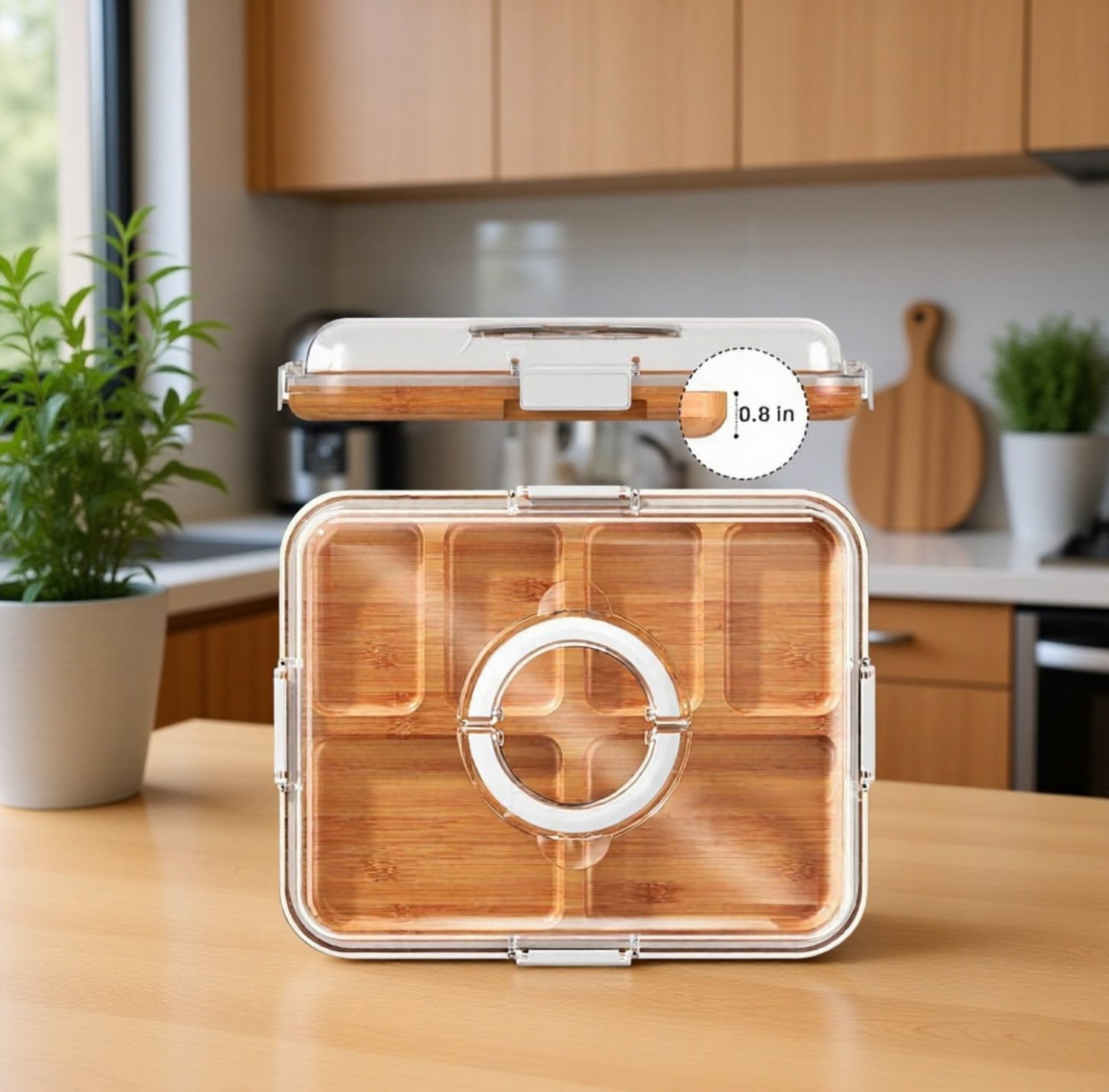 안전한 보관이 가능한 투명 커버 팔레트