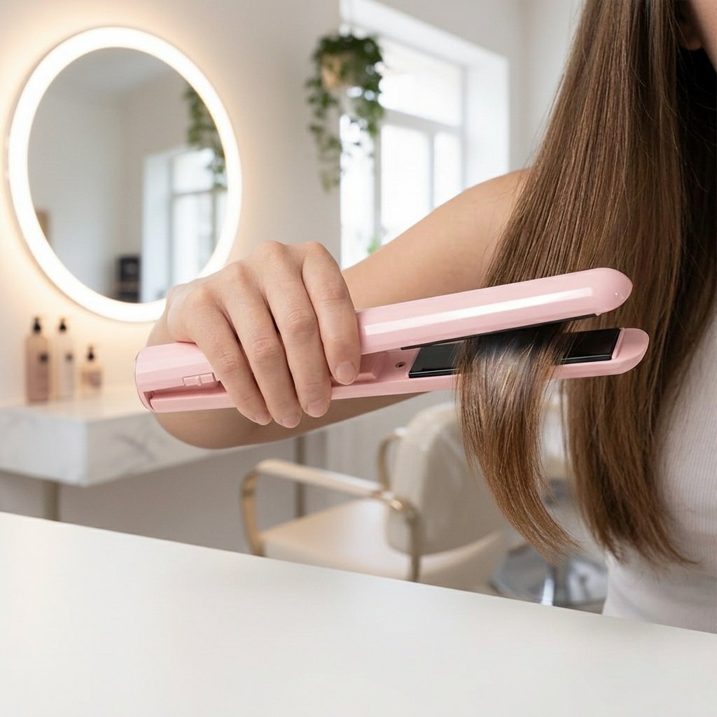 Mini Hair Straightener for Air Bangs
