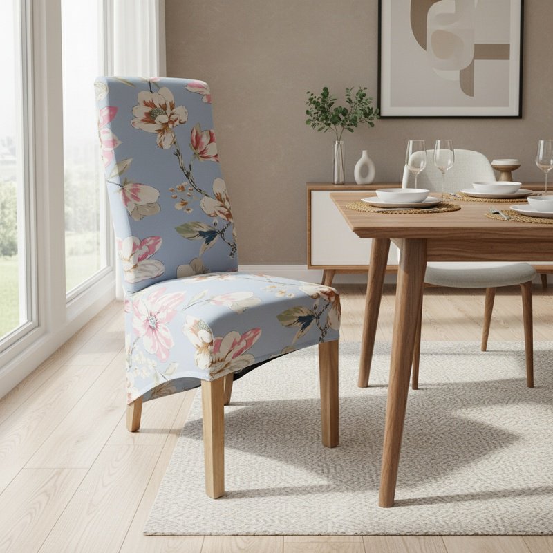Slanting Chair Covers Chair Covers Various Patterns Office Stretch Printed