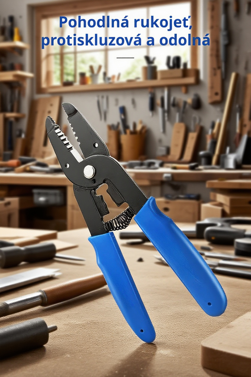 Odizolovací kleště s vysokoteplotním kalením, odolné proti opotřebení.