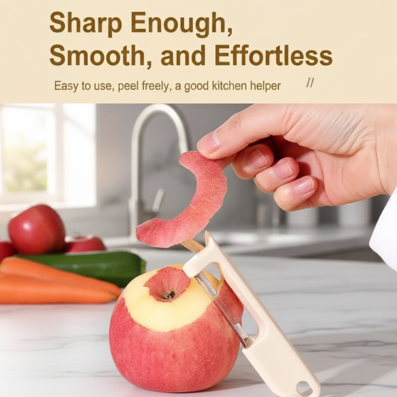 Multi-functional Stainless Steel Fruit and Vegetable Slicer and Peeler
