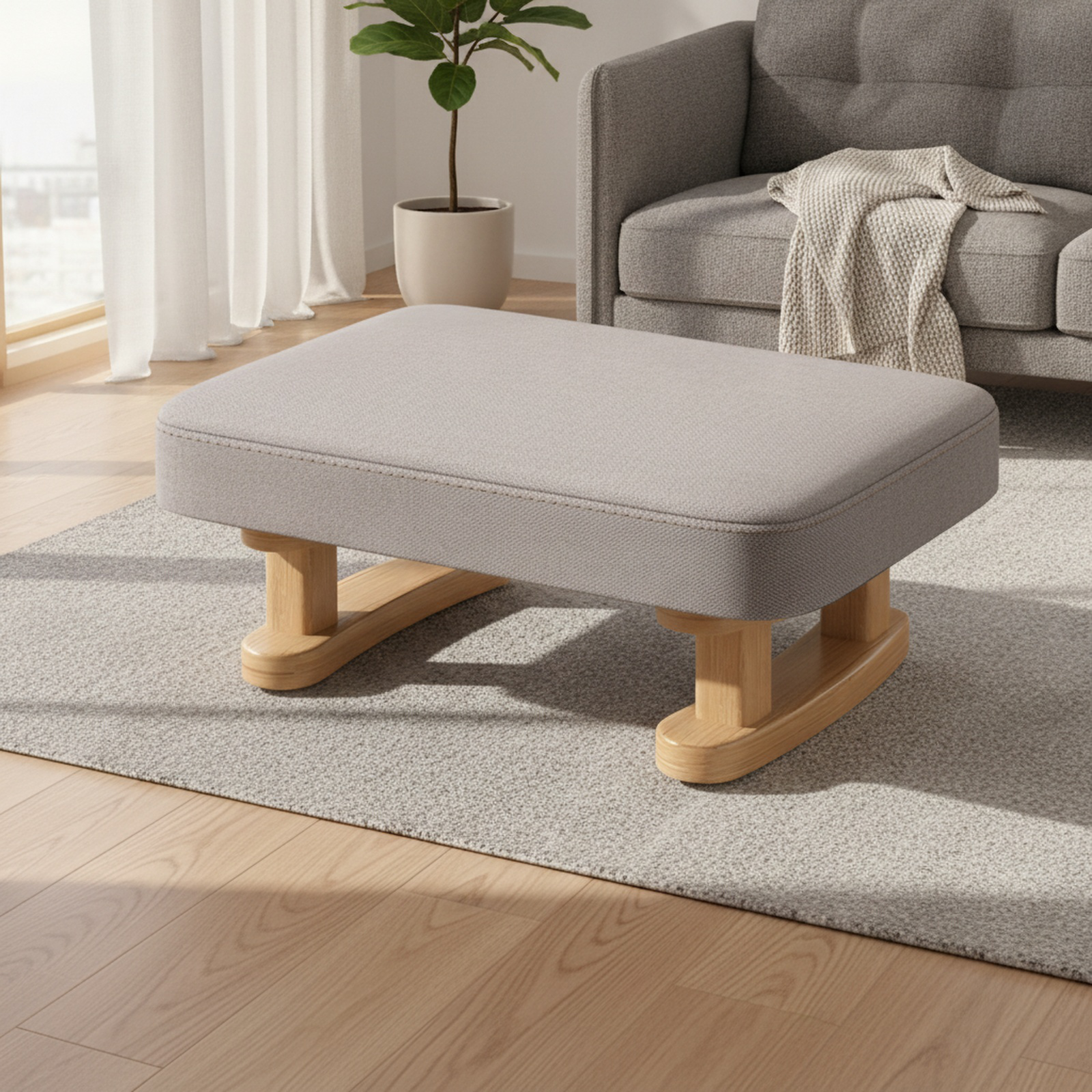 Comfortable legless stool for modern homes