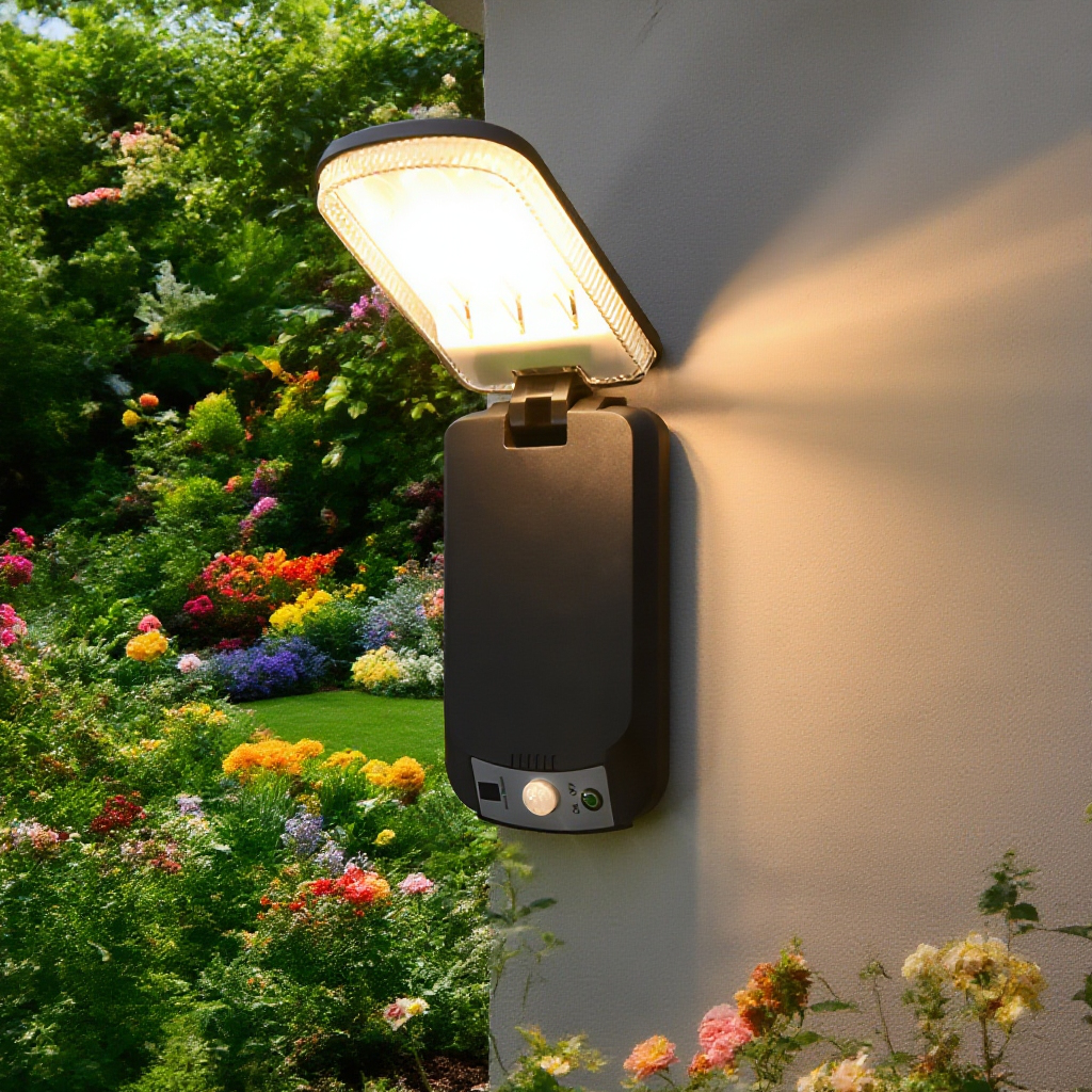 人感センサー付きソーラーLEDライト