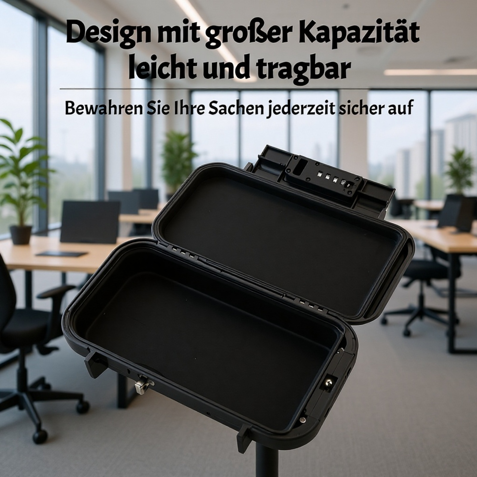 JMY wasserdichte Passwort-Schlüsselbox versiegelte Strandbox mobiler Safe