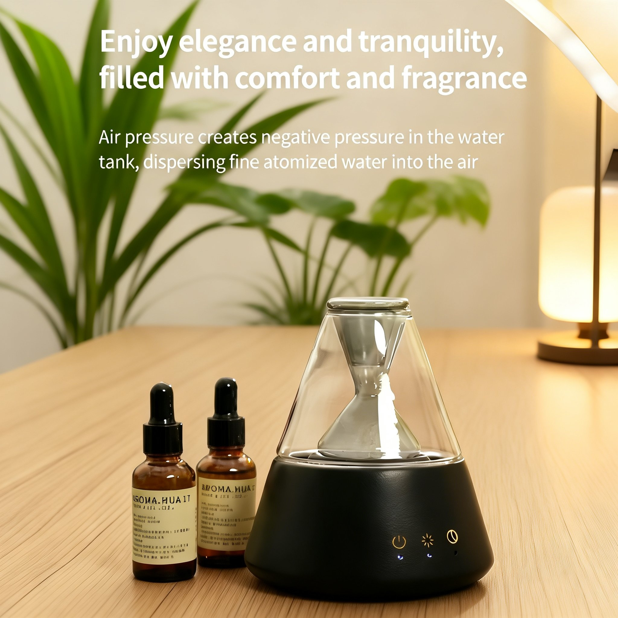 Ultrasonic Aroma Diffuser for Home Bedroom Essential Oil Mist Maker