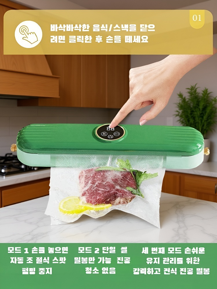 진공포장기+100매 포장백