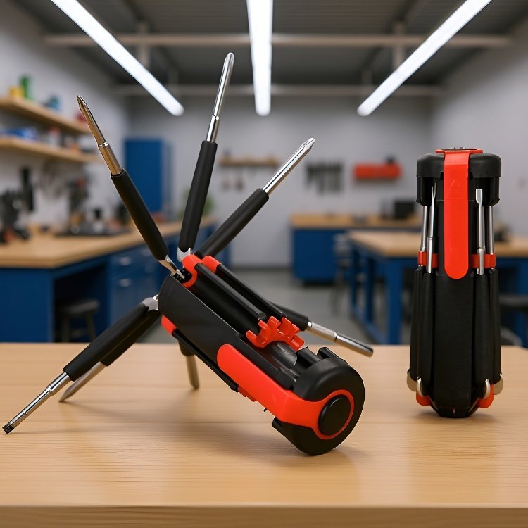 Compact cross screwdriver for DIY projects